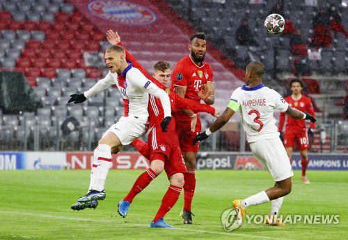 뮌헨-PSG 선수들 경기모습[로이터=연합뉴스]