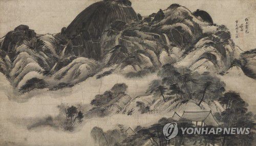 삼성 사회공헌 '이건희 컬렉션' 기증(서울=연합뉴스) 고(故) 이건희 삼성전자 회장의 유족들이 상속세 납부 시한을 앞두고 공개한 사회공헌 계획에 따라 이건희 회장이 평생 수집한 개인소장 미술품 1만1천여건, 2만3천여점은 국가 박물관 등에 기증된다.
    사진은 국립박물관에 기증하는 겸재 정선의 '인왕제색도(국보 216호)'. 2021.4.28 [삼성 제공. 재판매 및 DB 금지] photo@yna.co.kr