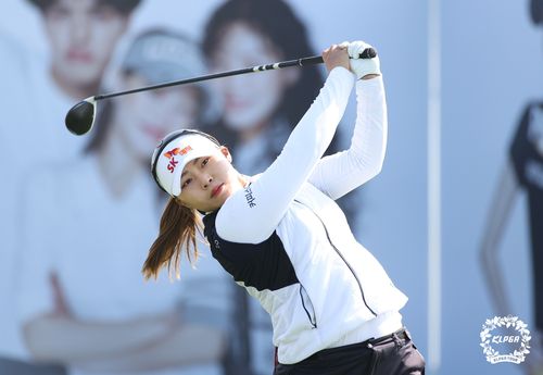 김지영의 드라이버 스윙.[KLPGA 제공. 재판매 및 DB 금지]