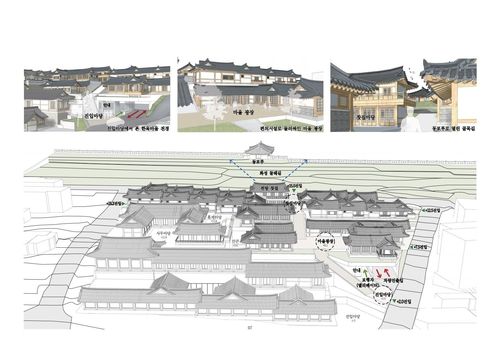 수원 한옥체험마을 제안설계 당선작[수원시 제공. 재판매 및 DB 금지]