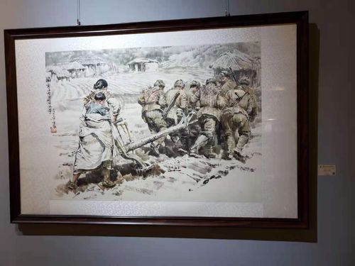 베이징 만수대창작사 미술관의 항미원조 70주년 기념 전시물(베이징=연합뉴스) 심재훈 특파원