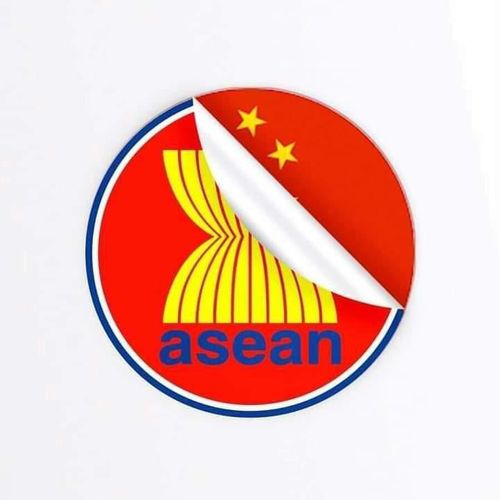 아세안과 중국이 한통속이라는 의미의 그래픽. [SNS 캡처. 재판매 및 DB 금지]