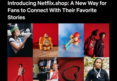 넷플릭스, 온라인 스토어 개점[넷플릭스 홈페이지 캡처, 재판매 및 DB 금지]