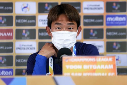 기자회견에 참석한 윤빛가람[한국프로축구연맹 제공. 재판매 및 DB 금지]