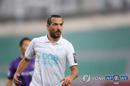 대구 FC 시절 데얀[대한축구협회 제공. 재판매 및 DB 금지]