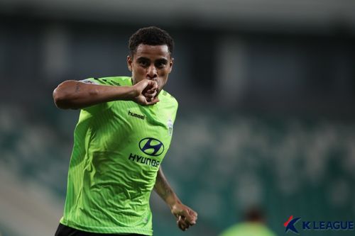 구스타보 골 세리머니[한국프로축구연맹 제공. 재판매 및 DB 금지]