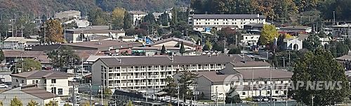 주한미군 동두천 캠프 케이시 전경[연합뉴스 자료사진]