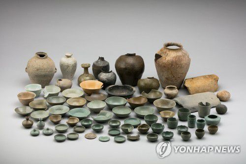 진도 명량대첩로 해역에서 나온 유물[국립해양문화재연구소 제공. 재판매 및 DB 금지]