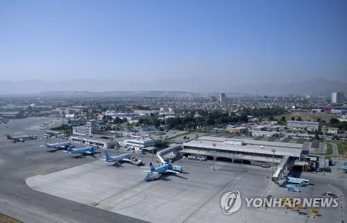 아프가니스탄 수도 카불의 하미드 카르자이 국제 공항 모습. [AP=연합뉴스]
