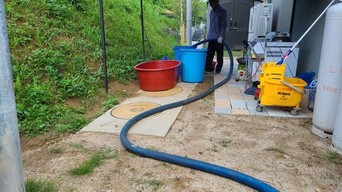 살수차 동원 남면 마을에 물 공급[춘천시 제공.재판매 및 DB 금지]