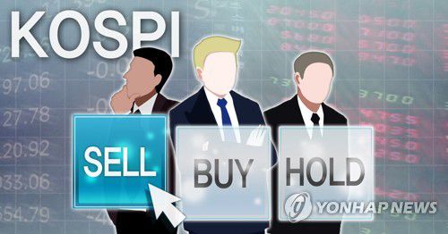 유가증권시장 외국인 '셀코리아' (PG)[정연주 제작] 일러스트