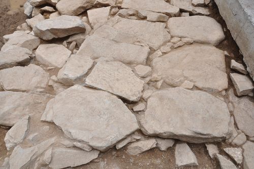 양산읍성 기초부 지대석[한국문화재재단 제공. 재판매 및 DB 금지]