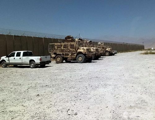 버려진 아프간 내 미국 공군기지[리아노보스티=연합뉴스]