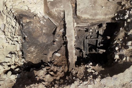 대구 팔거산성 목곽집수지 모습[문화재청 제공. 재판매 및 DB 금지]