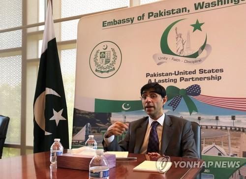 모이드 유수프 파키스탄 국가안보보좌관. [AFP=연합뉴스]