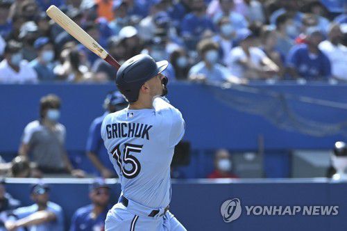 랜덜 그리칙의 투런포[AP=연합뉴스]