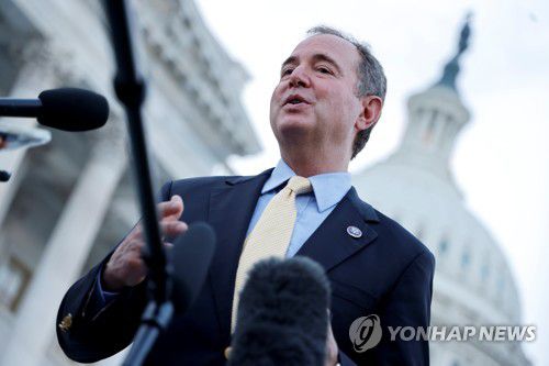 애덤 시프 미 하원 정보위원장[로이터=연합뉴스 자료 사진]