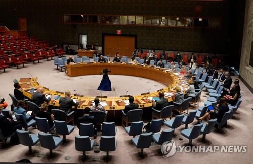 유엔안보리 회의 장면[AFP=연합뉴스 자료사진]