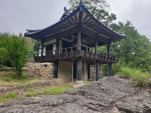 영덕 옥계 침수정 일원의 '침수정'[문화재청 제공. 재판매 및 DB 금지]