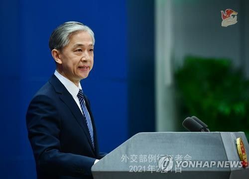 왕원빈(汪文斌) 중국 외교부 대변인[중국 외교부 제공. 재판매 및 DB 금지]