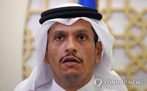 셰이크 무함마드 알사니 카타르 외무장관 [AFP=연합뉴스 자료사진]