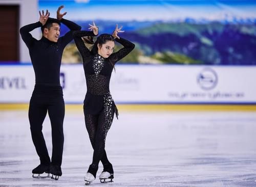 피겨스케이팅 아이스댄스 임해나-취안예 조[ISU 소셜미디어 캡처. 재배포 및 DB금지]