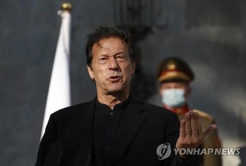 임란 칸 파키스탄 총리. [AP=연합뉴스]