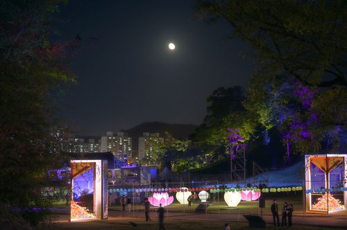 공산성 미디어아트[공주시 제공. 재판매 및 DB 금지]