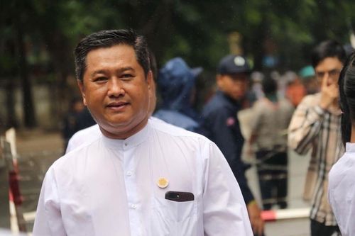 체포 과정에서 폭행당해 중태로 알려진 반군부 핵심인사 '지미'[닐라 떼인 페이스북 캡처. 재판매 및 DB 금지]