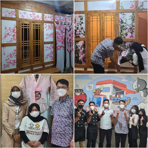 반둥 '아미카페' 벚꽃→무궁화, 한복 교체 [주인도네시아 한국문화원·재판매 및 DB 금지]