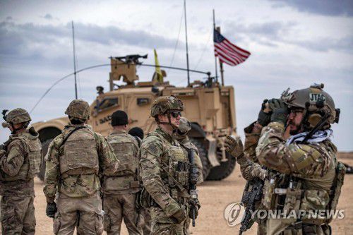 훈련 중인 미군[AFP=연합뉴스 자료사진. 재판매 및 DB 금지]