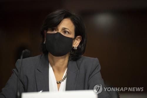 로셸 월렌스키 미국 질병통제예방센터(CDC) 국장[UPI 연합뉴스 자료사진. 재판매 및 DB 금지]