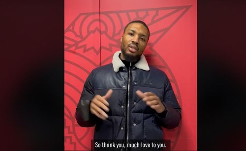 데이미언 릴러드의 영상 편지[포틀랜드 트레일 블레이저스 페이스북 캡처. 재판매 및 DB 금지]