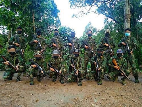 사가잉 지역의 민간 무장세력인 시민방위군(PDF) 모습[Indaw PDF/이라와디 캡처. 재판매 및 DB 금지]