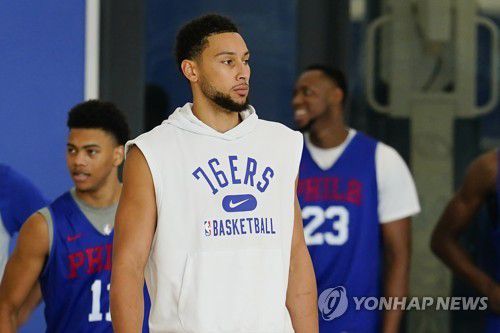 벤 시먼스.[AP=연합뉴스 자료사진]