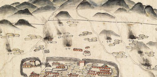 조선시대 탐라순력도 '건포배은' 일부분 [제주도 제공, 재판매 및 DB 금지]