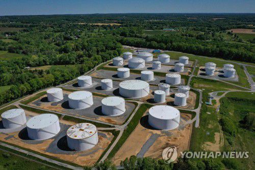 콜로니얼 파이프라인의 연료 저장소[AFP 연합뉴스 자료사진. 재판매 및 DB 금지]