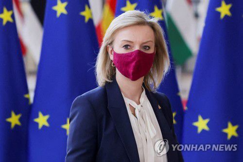 지난 4일 벨기에에서 열린 EU 외무장관 회담[로이터 연합뉴스 자료사진. 재판매 및 DB 금지]