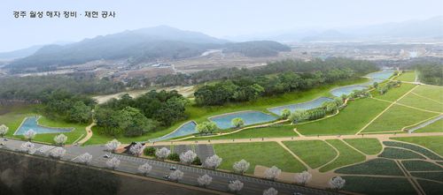 경주 월성 재현 조감도[문화재청 제공. 재판매 및 DB 금지]