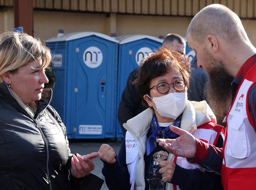 희망브리지 우크라이나 현지 봉사활동   [희망브리지 제공. 재판매 및 DB 금지]