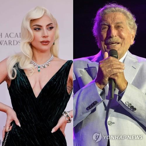 레이디 가가(좌)와 토니 베넷(우)[AFP 연합뉴스 자료사진. 재판매 및 DB 금지]