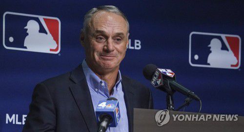 롭 맨프레드 MLB 커미셔너 [AP=연합뉴스 자료사진]