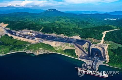 러시아 베라항 석탄터미널 모습[이타르-타스 연합뉴스 자료사진]