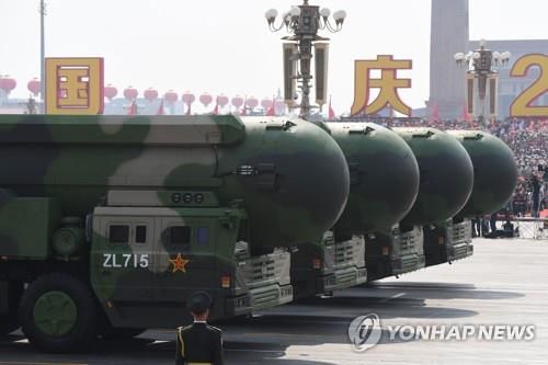 2019년 중국 열병식[AFP 연합뉴스 자료사진]