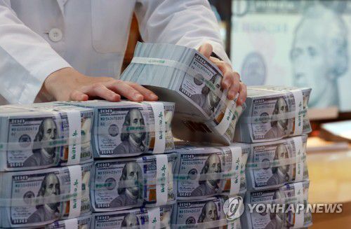 올해 1분기 하루 평균 외환거래액 655억달러…역대 최대[연합뉴스 자료사진]