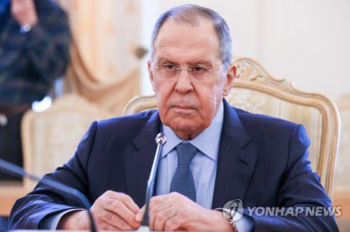 세르게이 라브로프 러시아 외무장관[타스 연합뉴스 자료사진. 재판매 및 DB 금지]