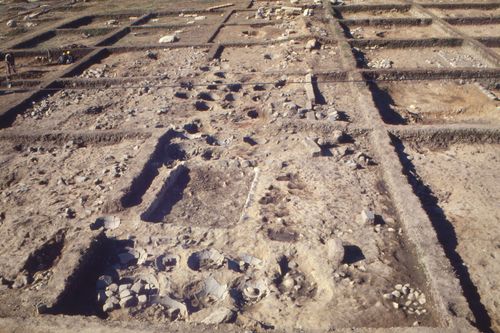 경주 황룡사 창고 추정 건물터[국립경주문화재연구소 제공. 재판매 및 DB 금지]