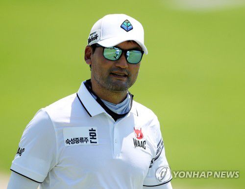 미소 짓는 박찬호[KPGA 제공. 재판매 및 DB 금지] photo@yna.co.kr