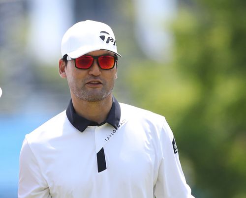 1라운드 경기에 나선 박찬호[KPGA 제공. 재판매 및 DB 금지]