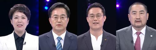 김은혜·김동연·황순식·강용석 후보[연합뉴스 자료사진]